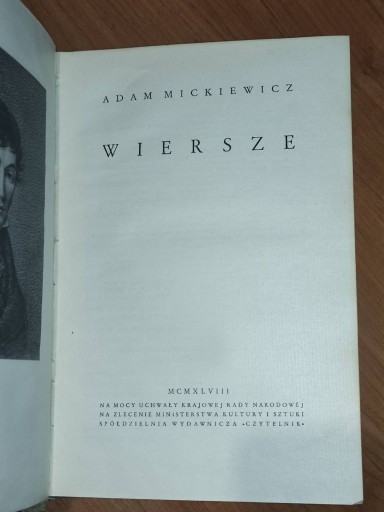 Zdjęcie oferty: Adam Mickiewicz Dzieła - Tom 1 Wiersze