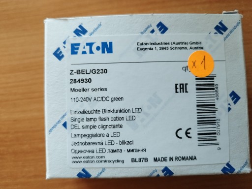 Zdjęcie oferty: EATON Z-BEL/G230 284930