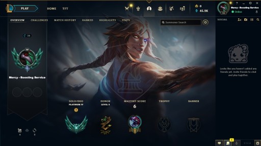 Zdjęcie oferty: LOL Konto League of Legends Platyna 4 EUNE SMURF