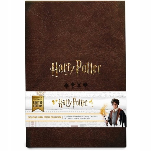 Zdjęcie oferty: Zestaw 8 talii kart Harry Potter Limitowana Edycja