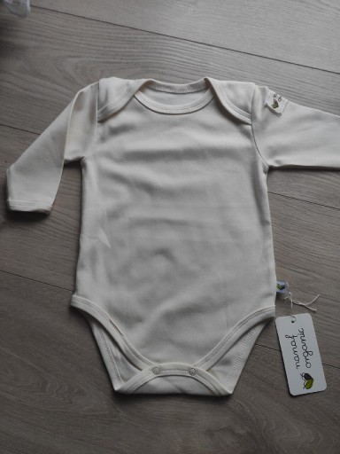 Zdjęcie oferty: Body niemowlęce motylkowe, kremowe, długi rękaw 74