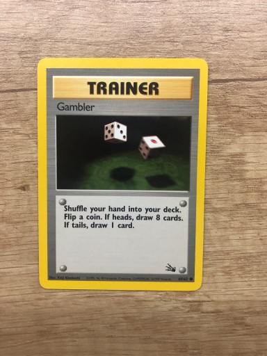 Zdjęcie oferty: Karta Pokemon Gambler Fossil 60/62