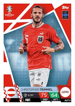 Zdjęcie oferty: Topps EURO 2024 AUT 9 Christopher Trimmel