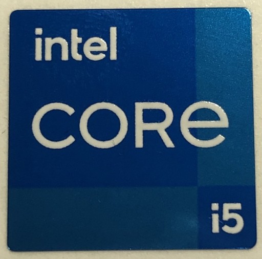 Zdjęcie oferty: Naklejka Intel Core i5
