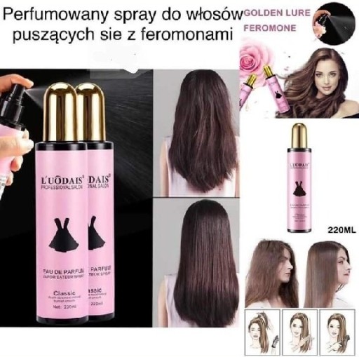 Zdjęcie oferty: Spray wygładzający do włosów z feromonami 220ml