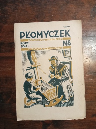 Zdjęcie oferty: Płomyczek tygodnik dla dzieci i młodzieży 24.09.1934
