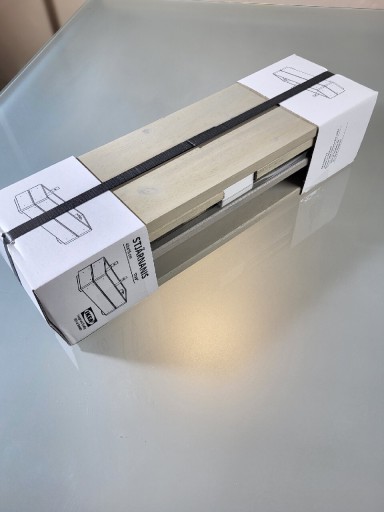 Zdjęcie oferty: Drewniana Skrzynka Ogrodowa IKEA Stjarnanis 43x15