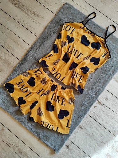 Zdjęcie oferty: Nowa żółta piżama damska komplet  M/L
