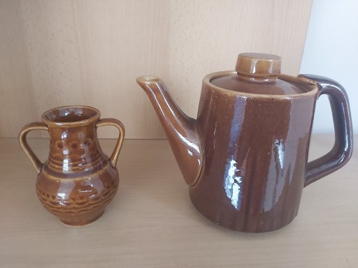 Zdjęcie oferty: Ceramiczny wazonik i dzbanek