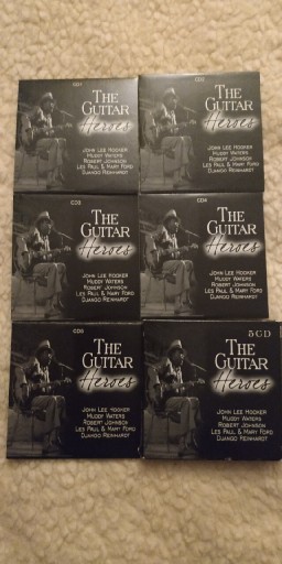 Zdjęcie oferty: 5 płyt CD The guitar heroes legendy gitary nowe