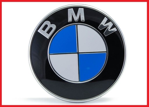 Zdjęcie oferty: Emblemat Znaczek Logo BMW na MASKĘ lub KLAPĘ 82mm