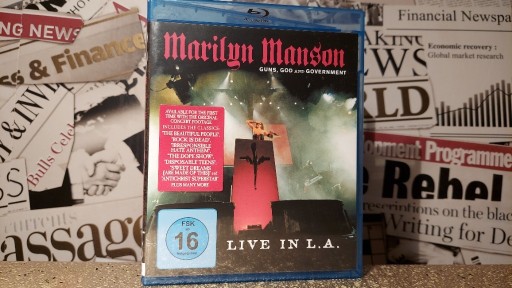 Zdjęcie oferty: Marilyn Manson - Guns, God & Government na Blu-ray