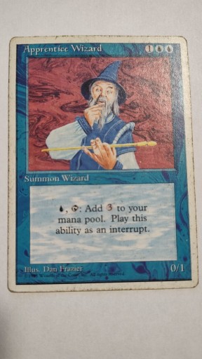 Zdjęcie oferty: MAGIC the Gathering Apprentice Wizard 1995 r.