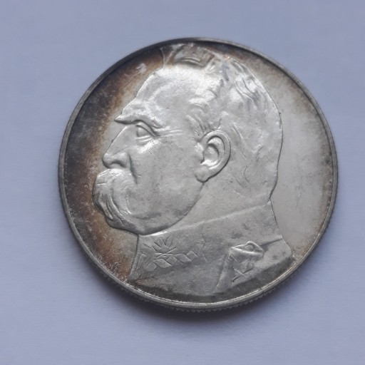 Zdjęcie oferty: Moneta 10zł Piłsudski 1935 srebro 2 RP (nr.44/2)