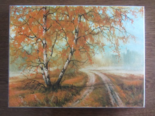 Zdjęcie oferty: R.Grzeszczakowski-Pejzaż jesienny 1-obraz 30x40 cm