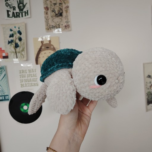 Zdjęcie oferty: Żółw na szydełku pluszak zabawka  