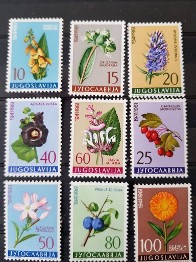 Zdjęcie oferty: Jugosławia(Kwiaty)**-zestaw