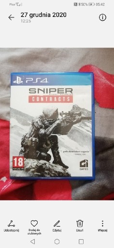 Zdjęcie oferty: Sprzedam grę sniper