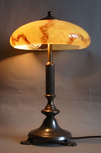 Zdjęcie oferty: Stara, mosiężna lampka po renowacji.