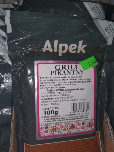 Zdjęcie oferty: Grill pikantny 100 G