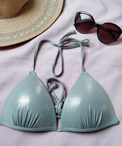 Zdjęcie oferty: H&M srebrne bikini strój kąpielowy Rozmiar S 