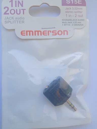 Zdjęcie oferty: Adapter Rozdzielacz sygnału wtyk MiniJack 3,5mm (M) - 2x gniazdo MiniJack