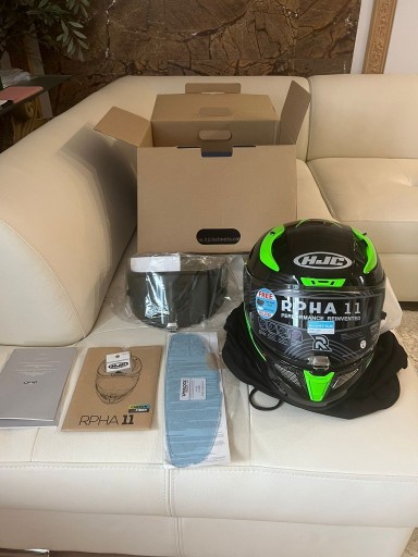 Zdjęcie oferty: Kask HJC R-PHA-11 Carbon Bleer Green rozmiar L