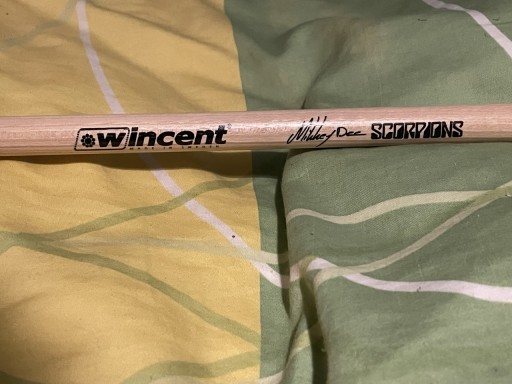 Zdjęcie oferty: Scorpions Mikkey Dee pałka do perkusji