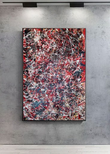 Zdjęcie oferty: Nowoczesna abstrakcja w stylu Jackson Pollock 