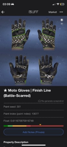 Zdjęcie oferty: Moto gloves - Finish line |BS| | csgo skins