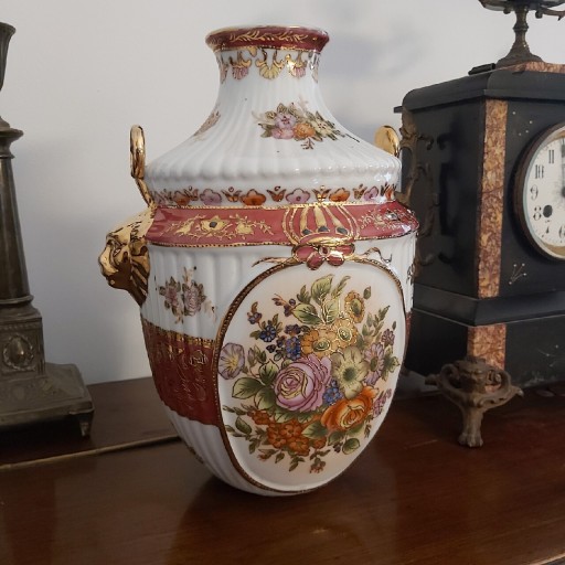 Zdjęcie oferty: Vintage-Pałacowy wazon ręcznie dekorowany . 