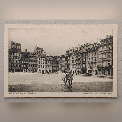 Zdjęcie oferty: Warszawa - Rynek Starego Miasta 1940 r. 
