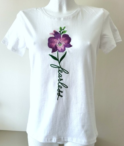Zdjęcie oferty: Koszulka T-shirt damski biały z haftem
