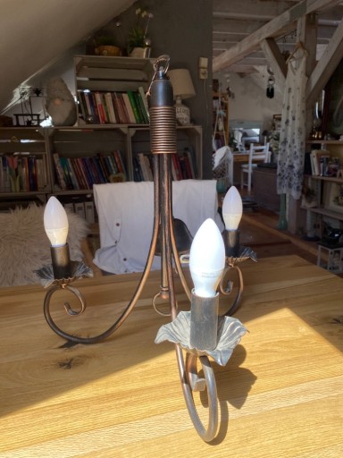 Zdjęcie oferty: Lampa wisząca sufitowa kandelabr potrójny