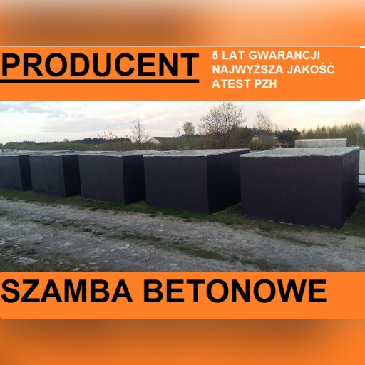 Zdjęcie oferty: Szambo betonowe 4-12m3 Lipsko, Ożarów, SANDOMIERZ 