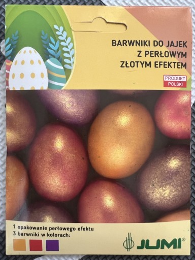 Zdjęcie oferty: Zestaw do dekoracji jajek PERŁOWY ZŁOTY EFEKT
