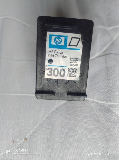 Zdjęcie oferty: Oryginalny tusz HP 300 Black CC640EE – pusty pojemnik do regeneracji