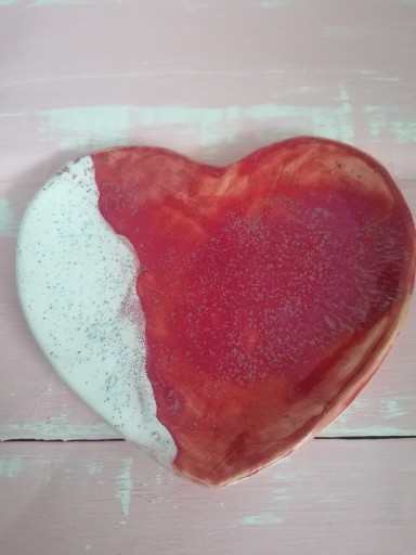 Zdjęcie oferty: Talerzyk ceramiczny Handmade serce 