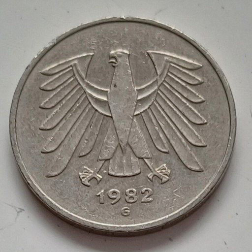 Zdjęcie oferty: Niemcy - 5 marek 1982r. G