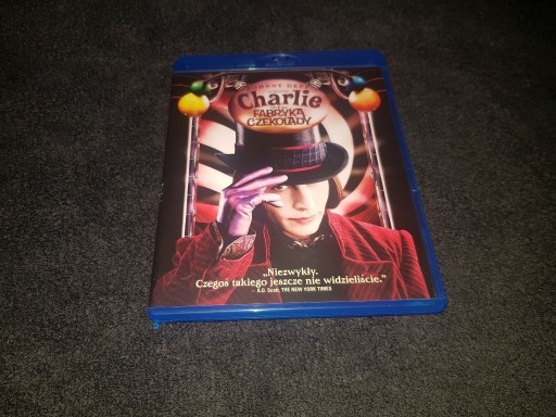 Zdjęcie oferty: FILM PL  Charlie I Fabryka Czekolady blu-ray