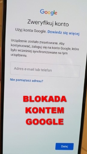Zdjęcie oferty: Usunięcie Blokady Konta Google oraz inne blokady
