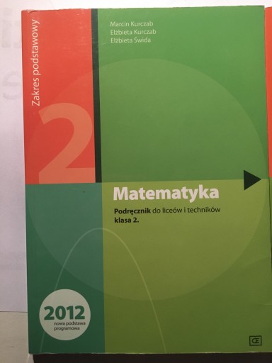 Zdjęcie oferty: MATEMATYKA 2 Podręcznik i Zbiór zadań ZP OE Pazdro