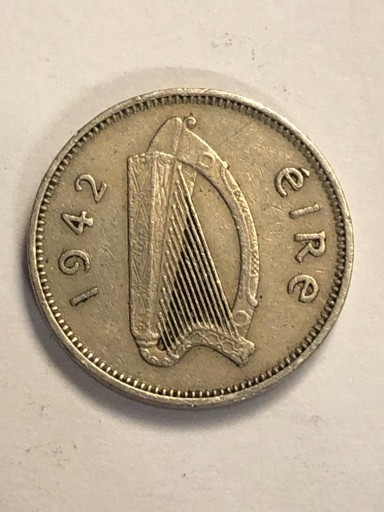 Zdjęcie oferty: Irlandia 3 Pensy 1942
