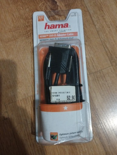 Zdjęcie oferty: Adapter HDMI - DVI-D  HAMA 1.5m