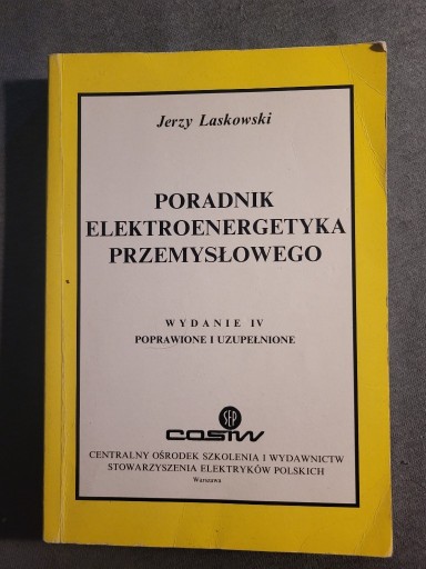 Zdjęcie oferty: Jerzy Laskowski Poradnik Elektroenergetyka 