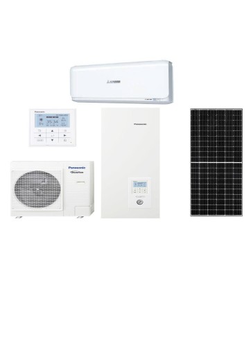 Zdjęcie oferty: Pompaciepła Panasonic9KW PV9,75KWKlima3,5KW Montaz