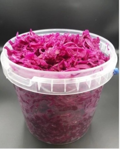 Zdjęcie oferty: kapusta czerwona kiszona wiadro 3kg 