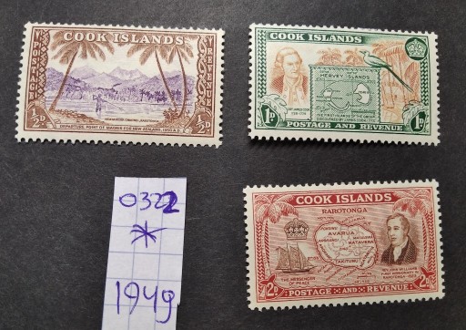 Zdjęcie oferty: 0322 Cook Islands Wyspy Kuka 1949 *