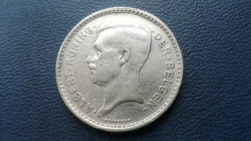 Zdjęcie oferty: Belgia 20 franków 1934_srebro