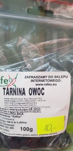 Zdjęcie oferty: Tarnina owoc  100g